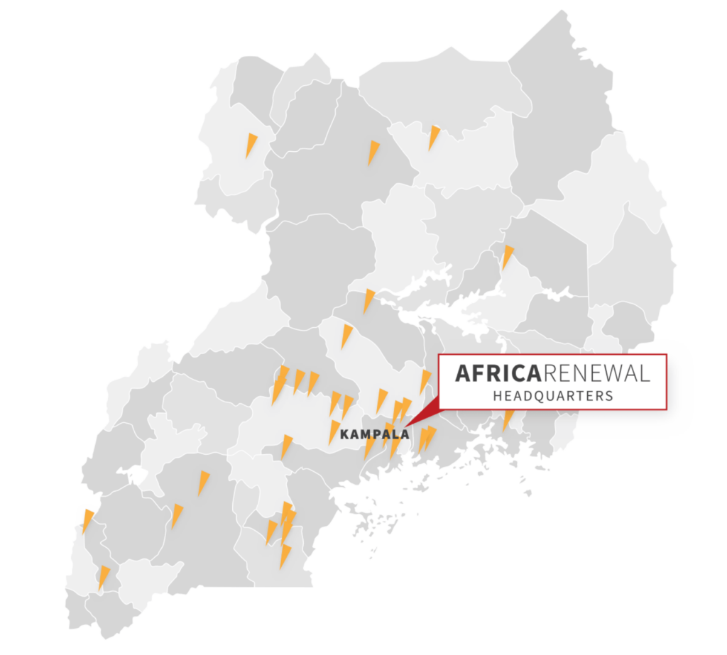 Africa Renewal Ministries Australia - Map of Churches